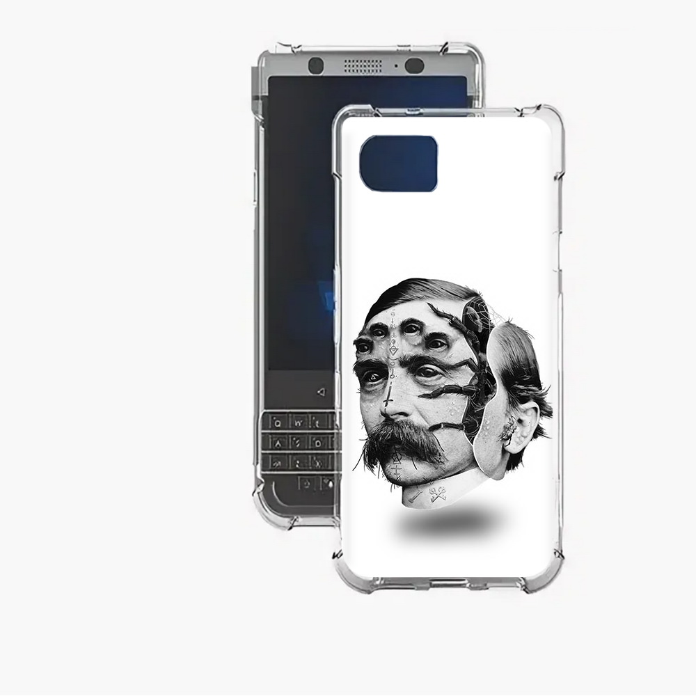 

Чехол MyPads Tocco для BlackBerry Motion страшное лицо мужчины, Прозрачный, Tocco