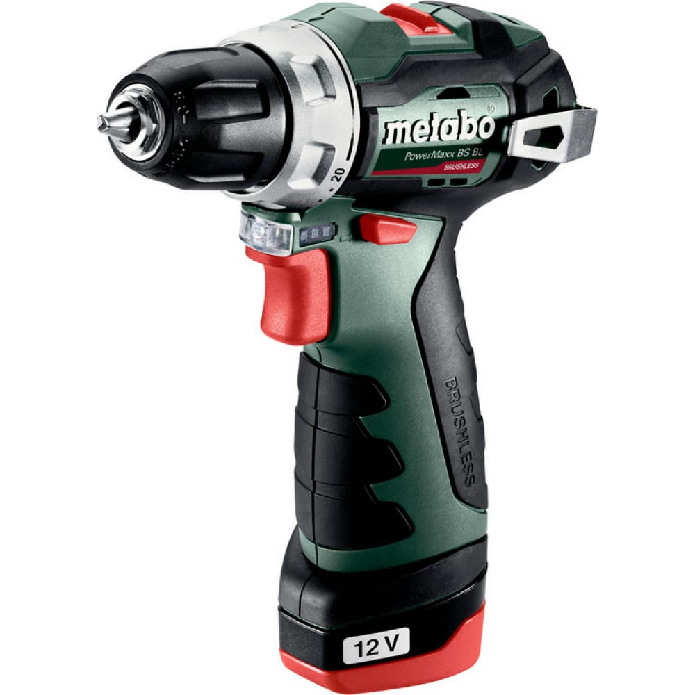 Бесщеточная аккумуляторная дрель-шуруповерт Metabo PowerMaxx BS BL 601721500