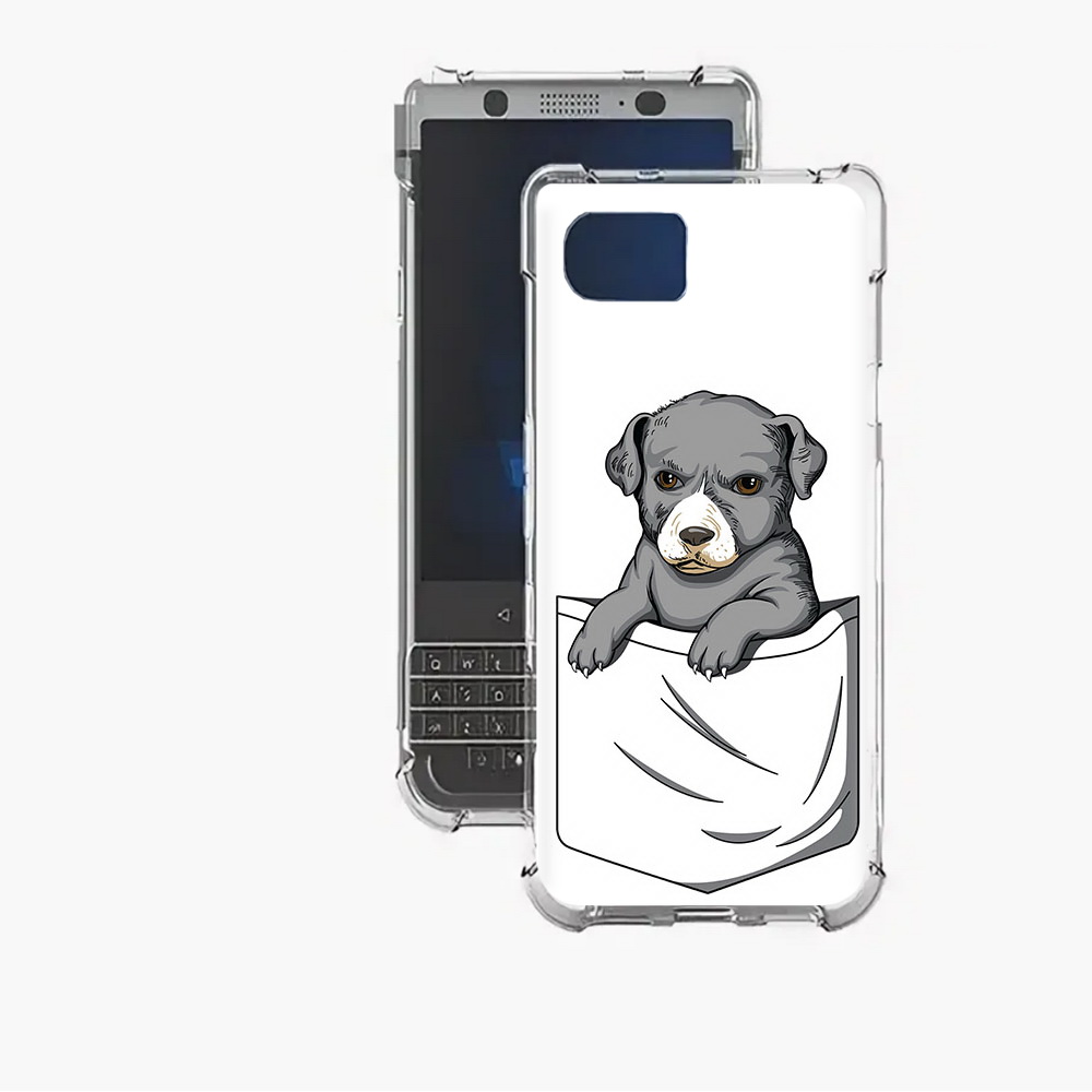 

Чехол MyPads Tocco для BlackBerry Motion собачка в кармане, Прозрачный, Tocco