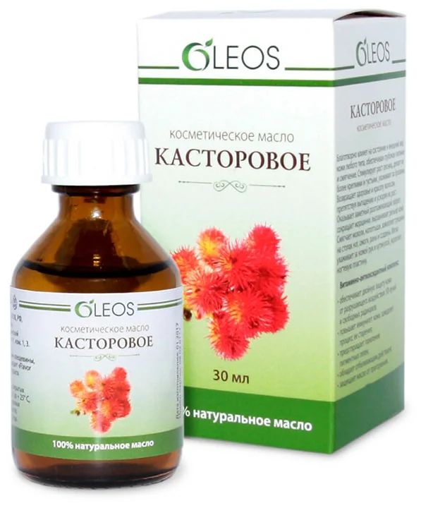 Косметическое масло OLEOS Касторовое, 30 мл