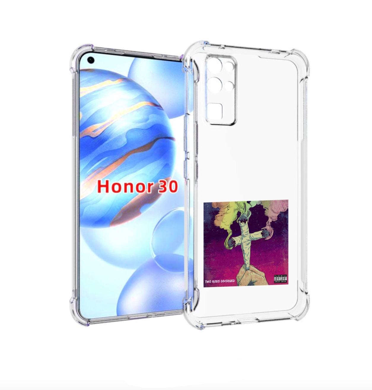 

Чехол бампер MyPads сигаретный крест для Honor 30 (BMH-AN10) про, Прозрачный, Tocco