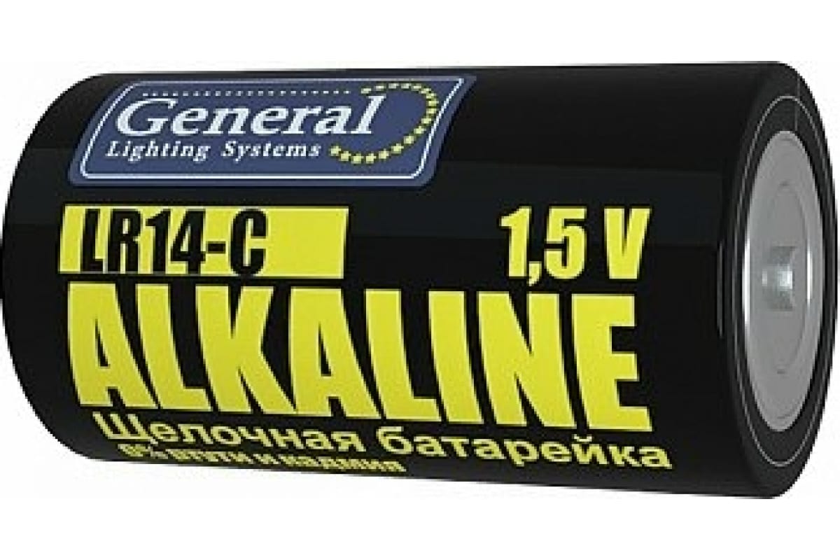 

Батарейка General Lighting Systems GBAT-LR14 (C) щелочная 2pcs/shr 800578