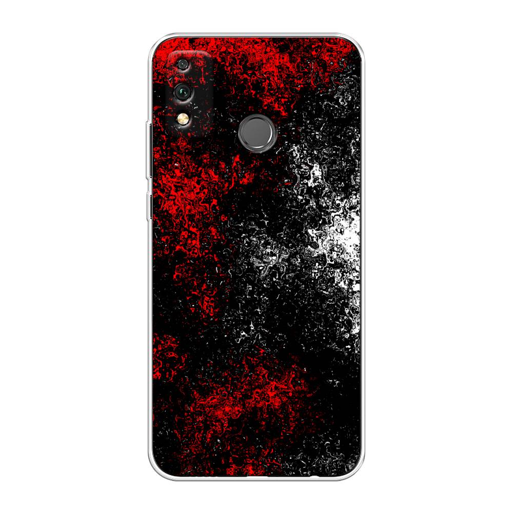 

Чехол на Honor 9X Lite "Монотипия", Красный;черный;белый, 6104250-3