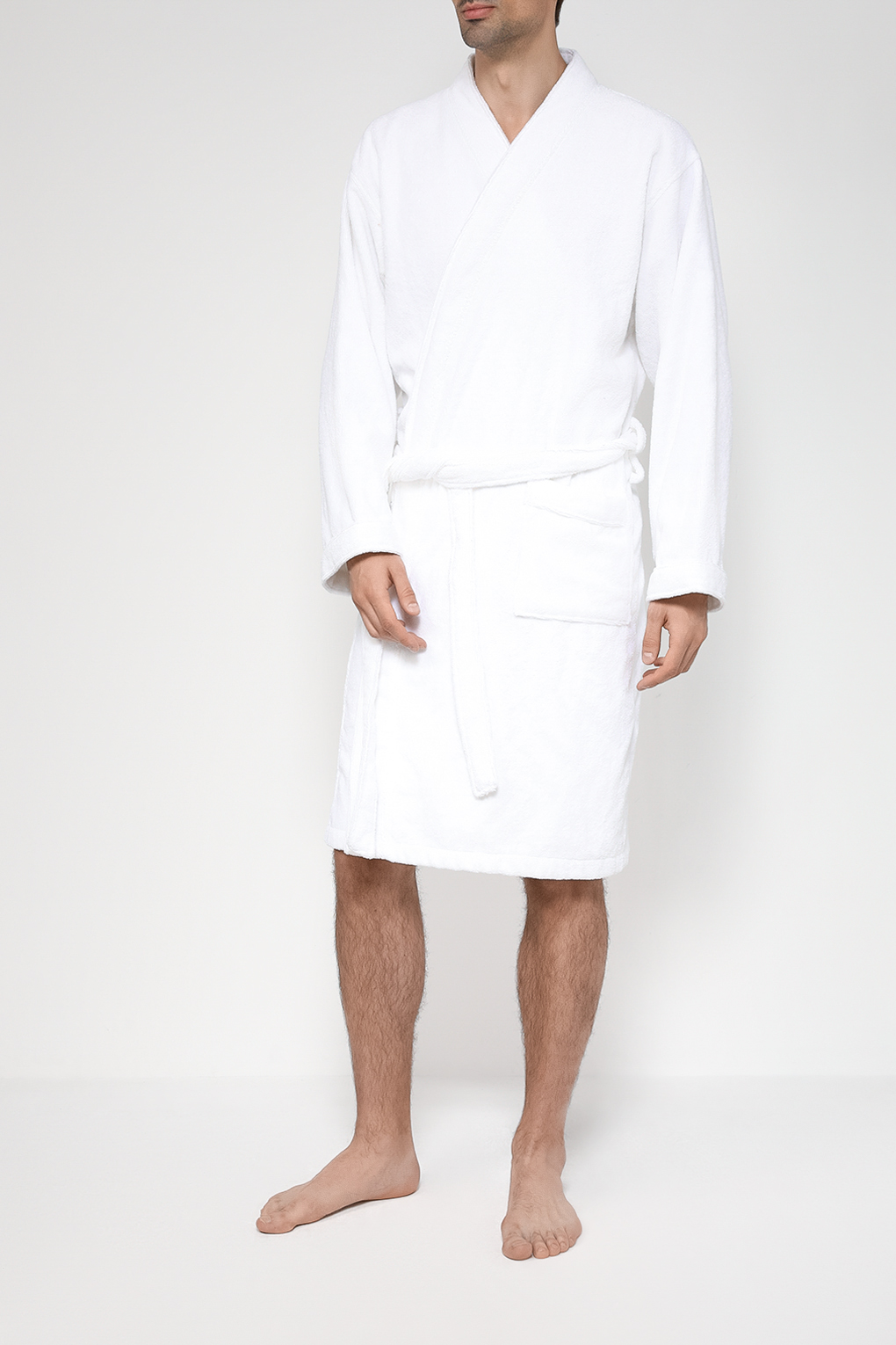 Халат мужской Casa Stockmann BASIC BATHROPE белый XL/2XL