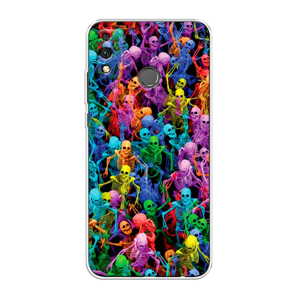 

Чехол на Honor 9X Lite "Вечеринка скелетов", Фиолетовый;желтый;оранжевый, 6104250-6