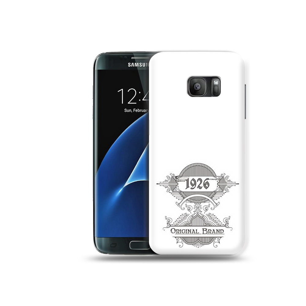 

Чехол MyPads Tocco для Samsung Galaxy S7 логотип черно белый, Прозрачный, Tocco