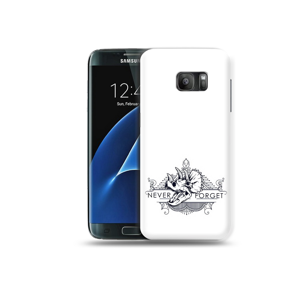 

Чехол MyPads Tocco для Samsung Galaxy S7 логотип носорога никогда не забуду, Прозрачный, Tocco
