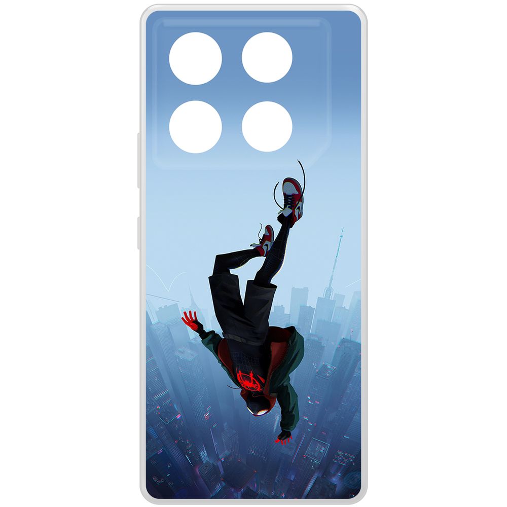 

Чехол-накладка Krutoff Clear Case Человек-Паук. Майлз Моралес для INFINIX GT 20 Pro, Прозрачный