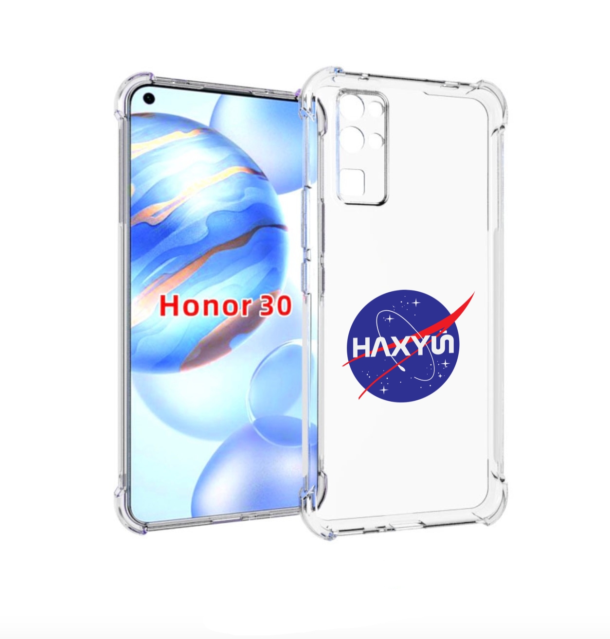 

Чехол бампер MyPads российское НАСА для Honor 30 (BMH-AN10) прот, Прозрачный, Tocco