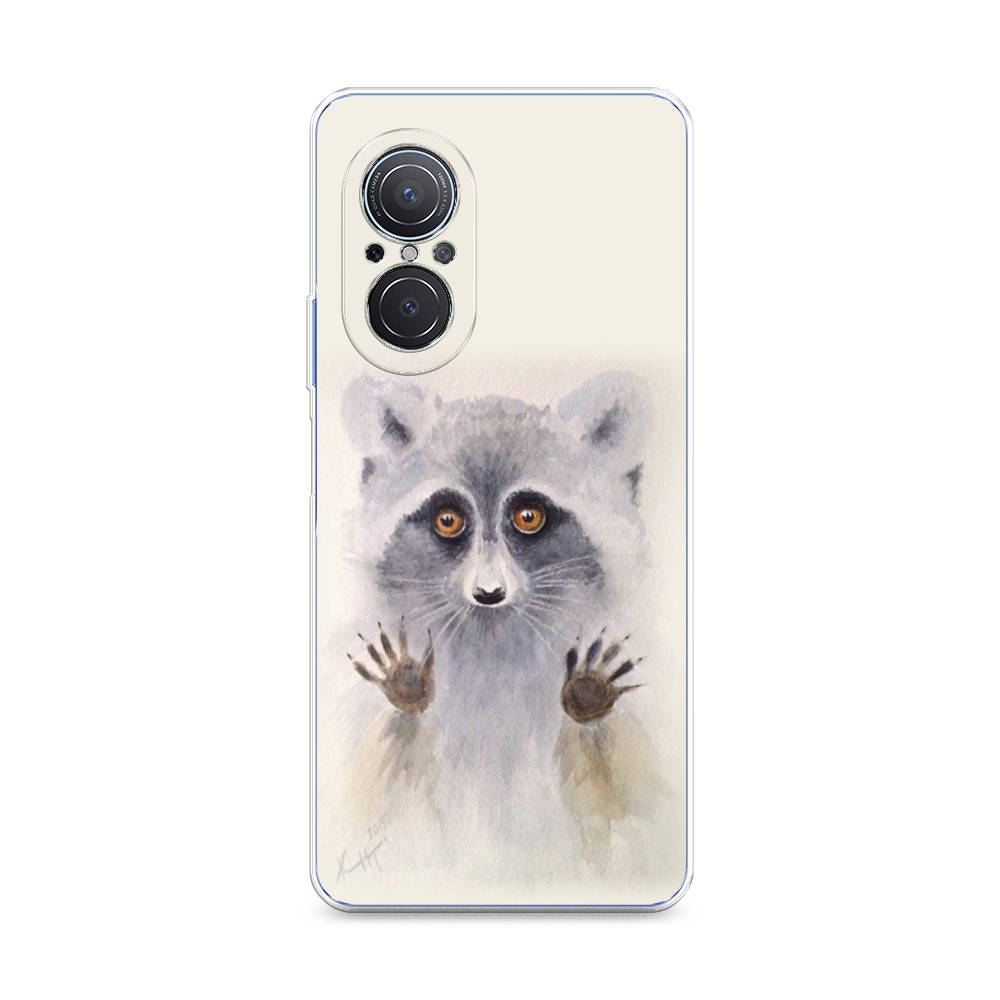 

Чехол для Huawei Nova 9 SE "Енот за стеклом", Бежевый;серый, 6107250-4