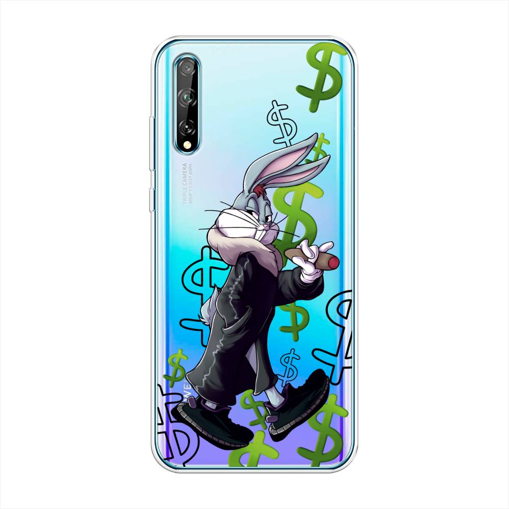 

Чехол на Huawei Y8p "Rich Bugs Bunny", Зеленый;черный;голубой, 6103550-6