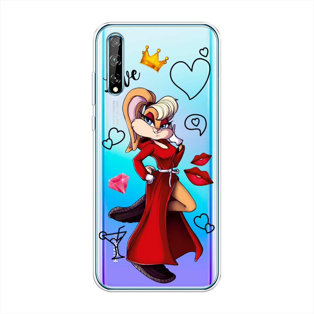 

Чехол на Huawei Y8p "Rich Lola Bunny", Красный;бежевый;оранжевый, 6103550-6