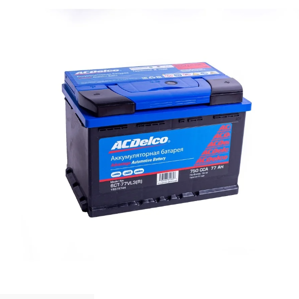 

Аккумулятор ACDelco 77 А/ч обратная R+ 278x175x190 EN730 А