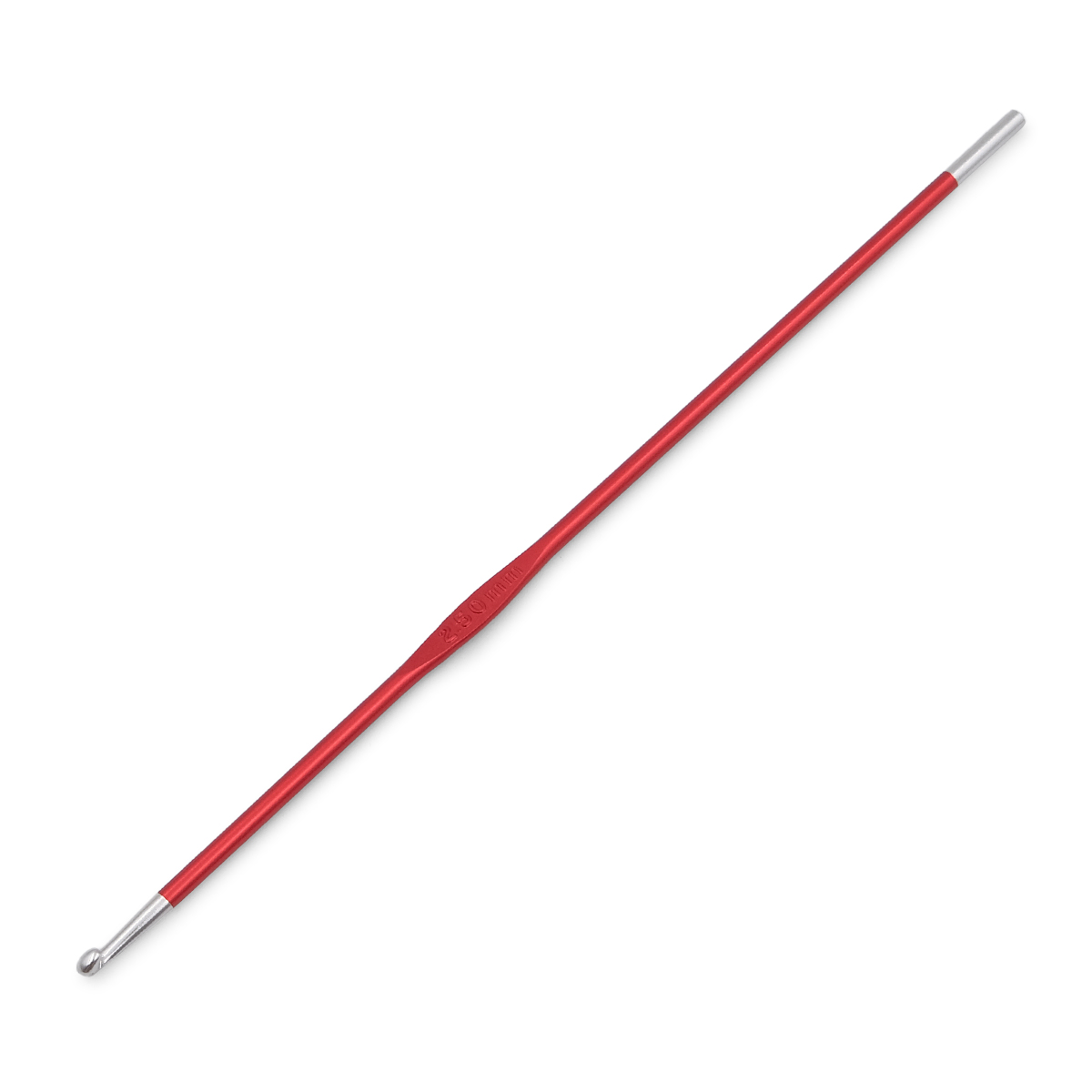 Крючок для вязания Zing 2,5мм, алюминий, гранатовый, KnitPro