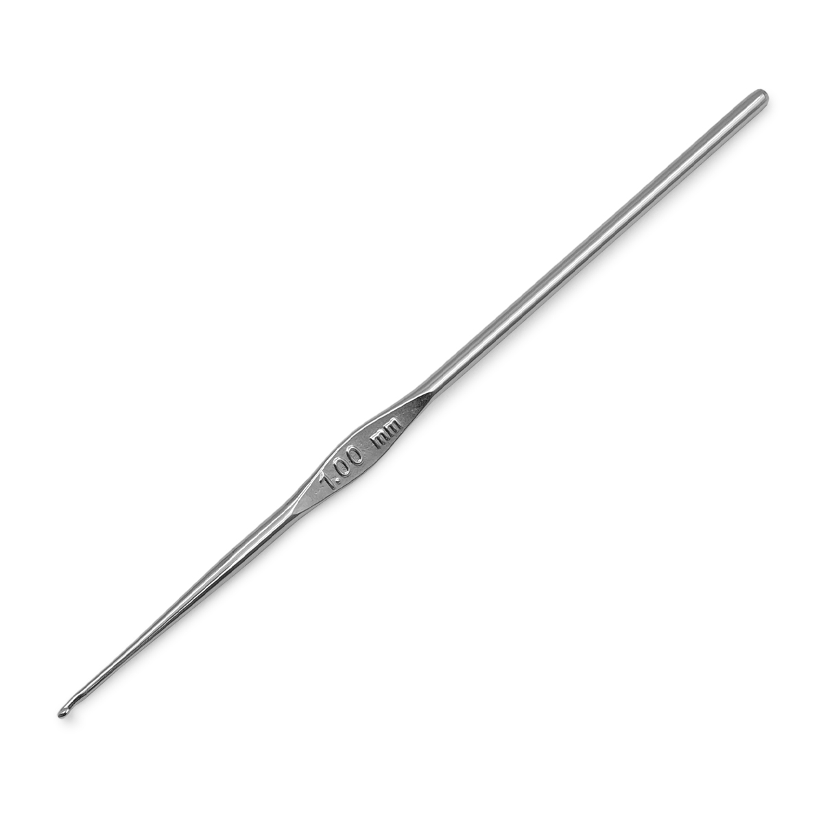 Крючок для вязания Steel 1мм, сталь, серебро, KnitPro