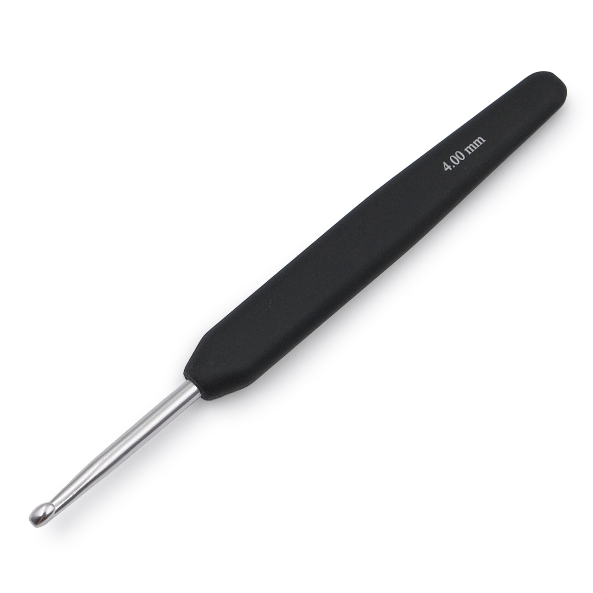 Крючок для вязания с эргономичной ручкой BasixAluminum 4мм, алюминий, KnitPro