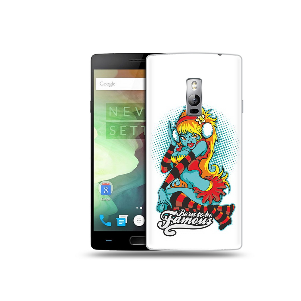 

Чехол MyPads Tocco для OnePlus 2 нарисованная девушка в наушниках, Прозрачный, Tocco