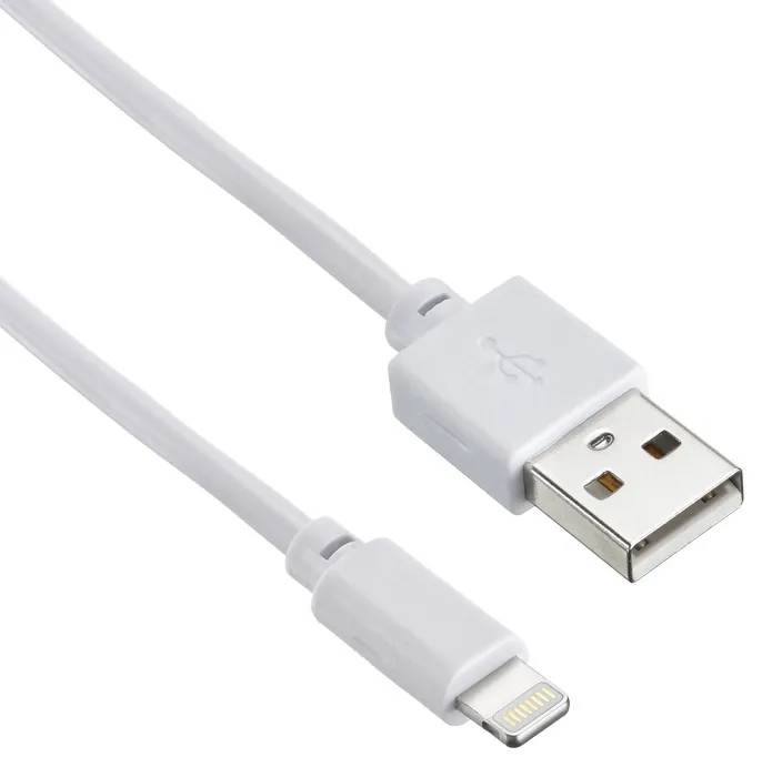 Кабель DIGMA USB - Lightning 2А, 1.2 м, белый (1084558)