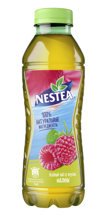 фото Чай зеленый nestea малина 500мл