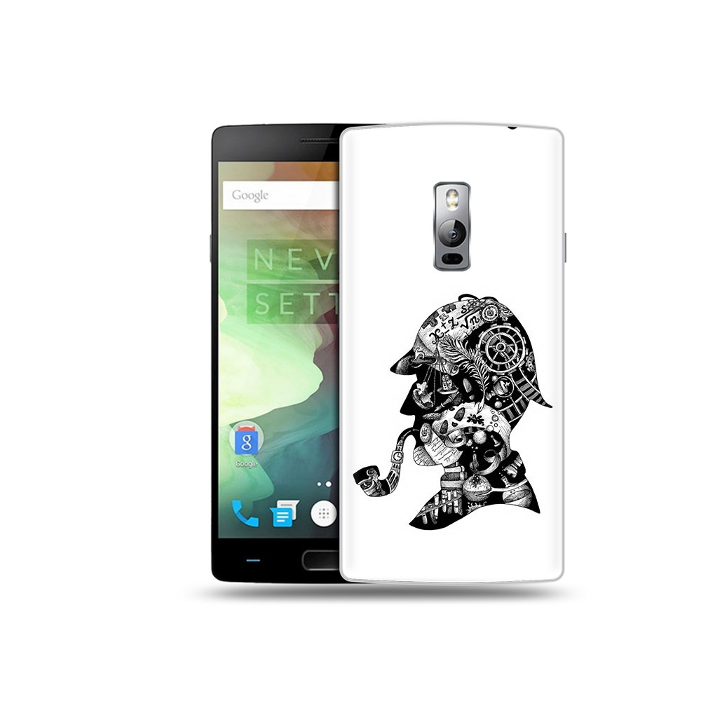 

Чехол MyPads Tocco для OnePlus 2 мужчина с трубкой абстракция, Прозрачный, Tocco