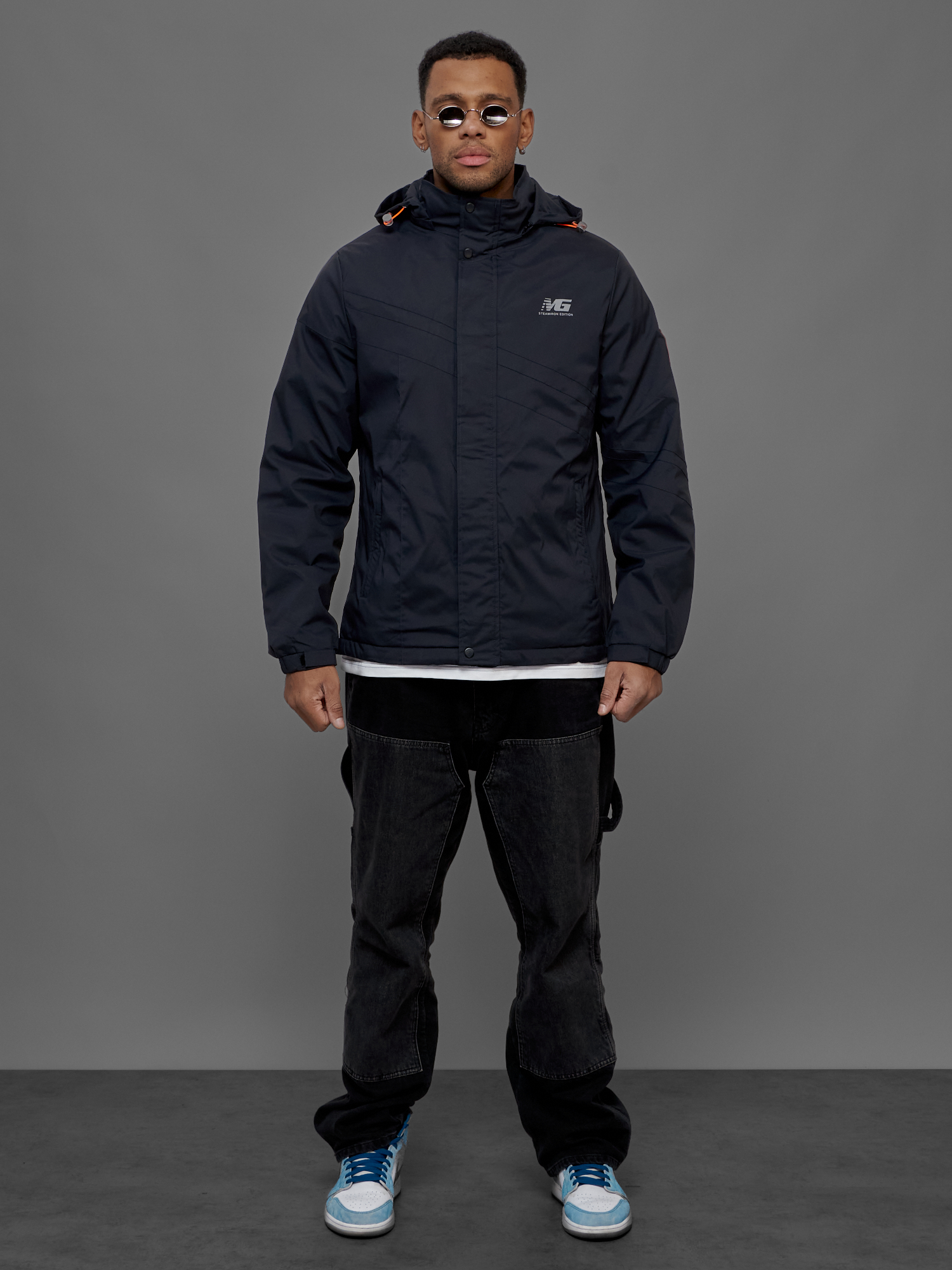 

Куртка мужская NoBrand OI-88027 синяя M, Синий, OI-88027