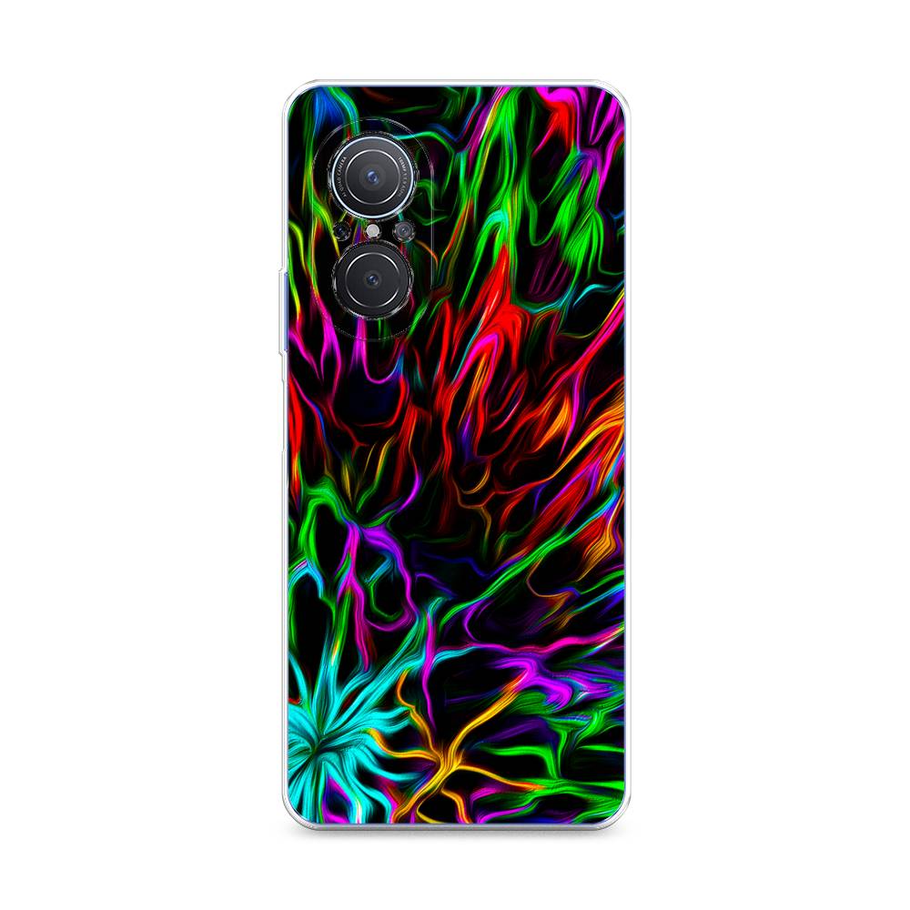 

Чехол для Huawei Nova 9 SE "Разноцветные разводы", Голубой;зеленый;оранжевый, 6107250-3