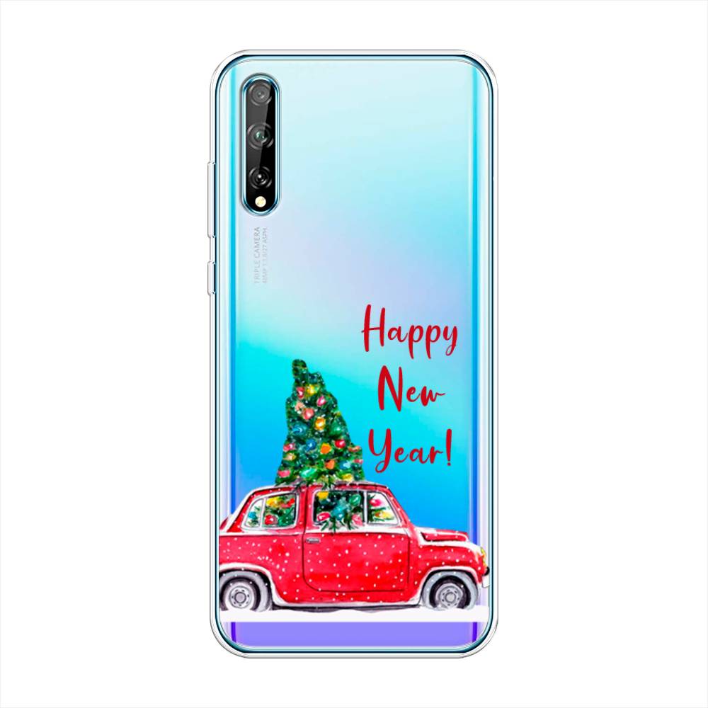 

Чехол на Huawei Y8p "Happy New Year", Красный;зеленый, 6103550-5