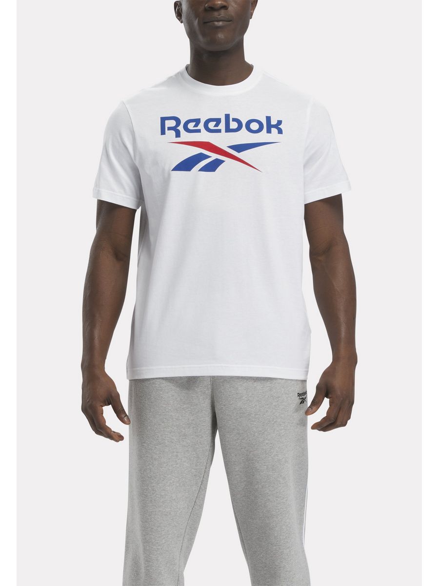 

Футболка мужская Reebok RE542D1CI белая S, Белый, RE542D1CI