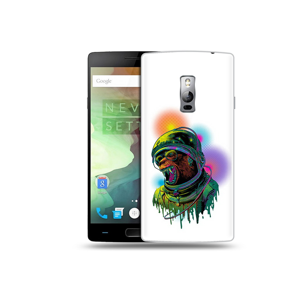 

Чехол MyPads Tocco для OnePlus 2 медведь космонавт, Прозрачный, Tocco