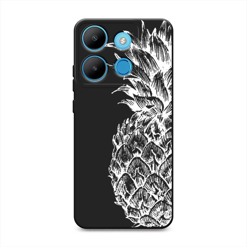 

Чехол Awog на Infinix Smart 7 Plus "Ананас графика белая", Белый, 3103952-1