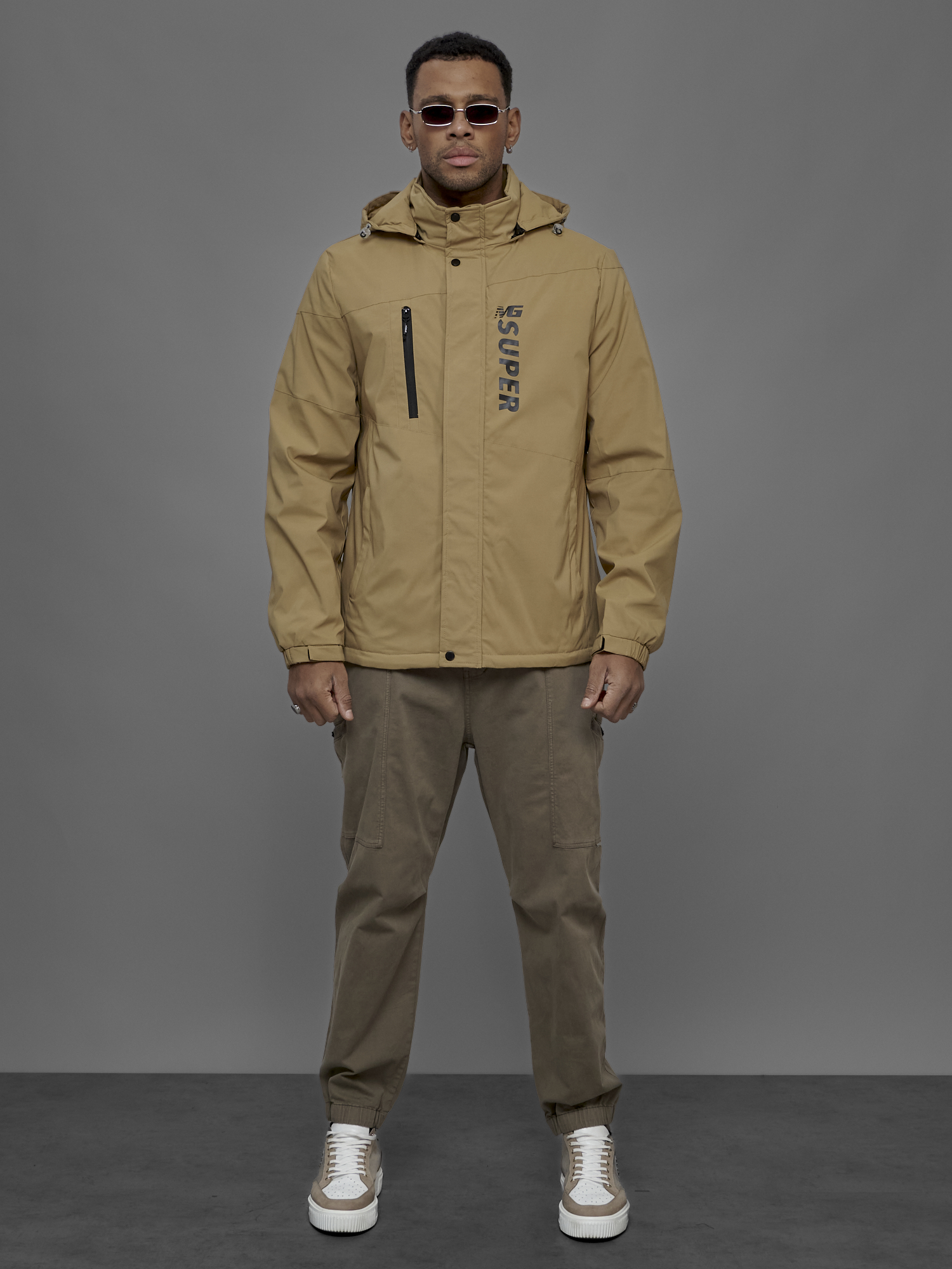 

Куртка мужская NoBrand OI-88026 бежевая XXL, Бежевый, OI-88026