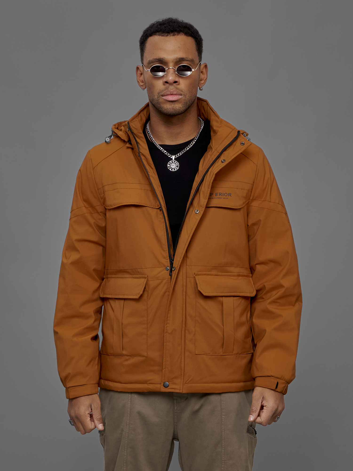 

Куртка мужская NoBrand OI-88031 желтая XXL, Желтый, OI-88031