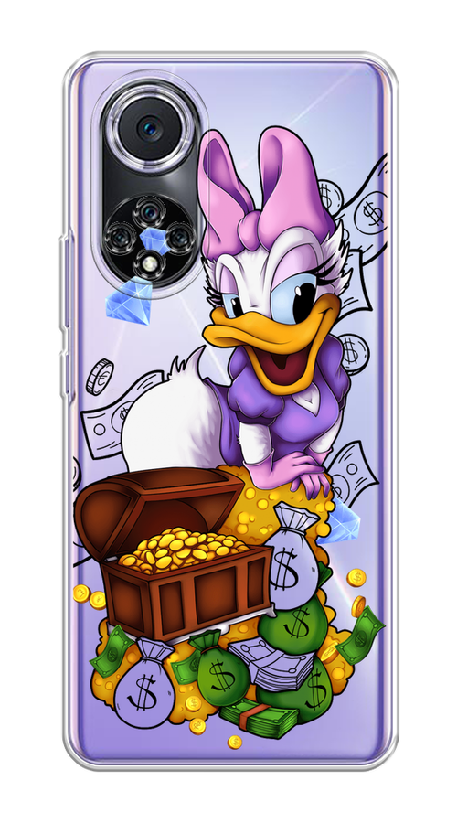 

Чехол на Huawei Nova 9 "Rich Daisy Duck", Коричневый;белый;фиолетовый, 6106150-6