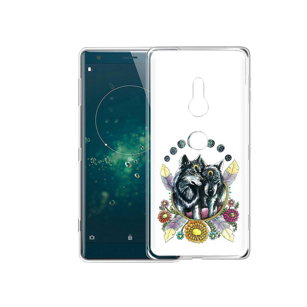 

Чехол MyPads Tocco для Sony Xperia XZ2 красивые волки абстракция, Прозрачный, Tocco