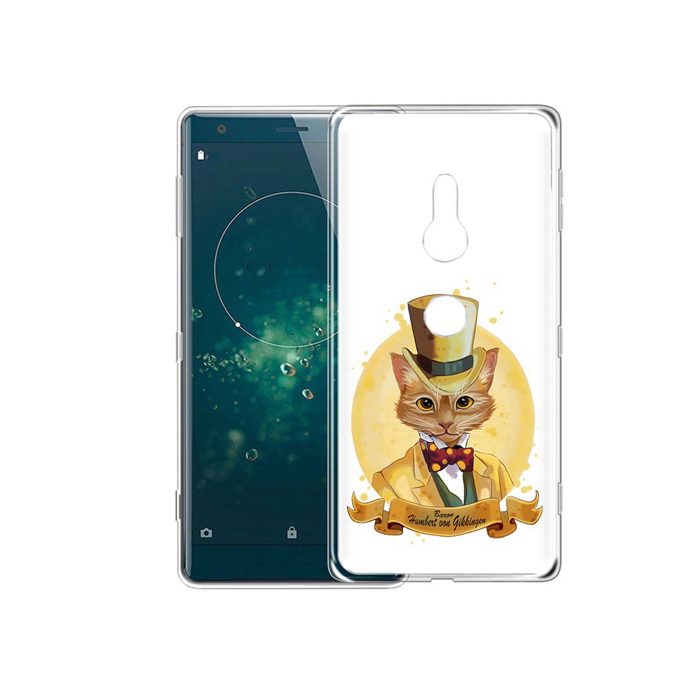 

Чехол MyPads Tocco для Sony Xperia XZ2 кот юрист, Прозрачный, Tocco