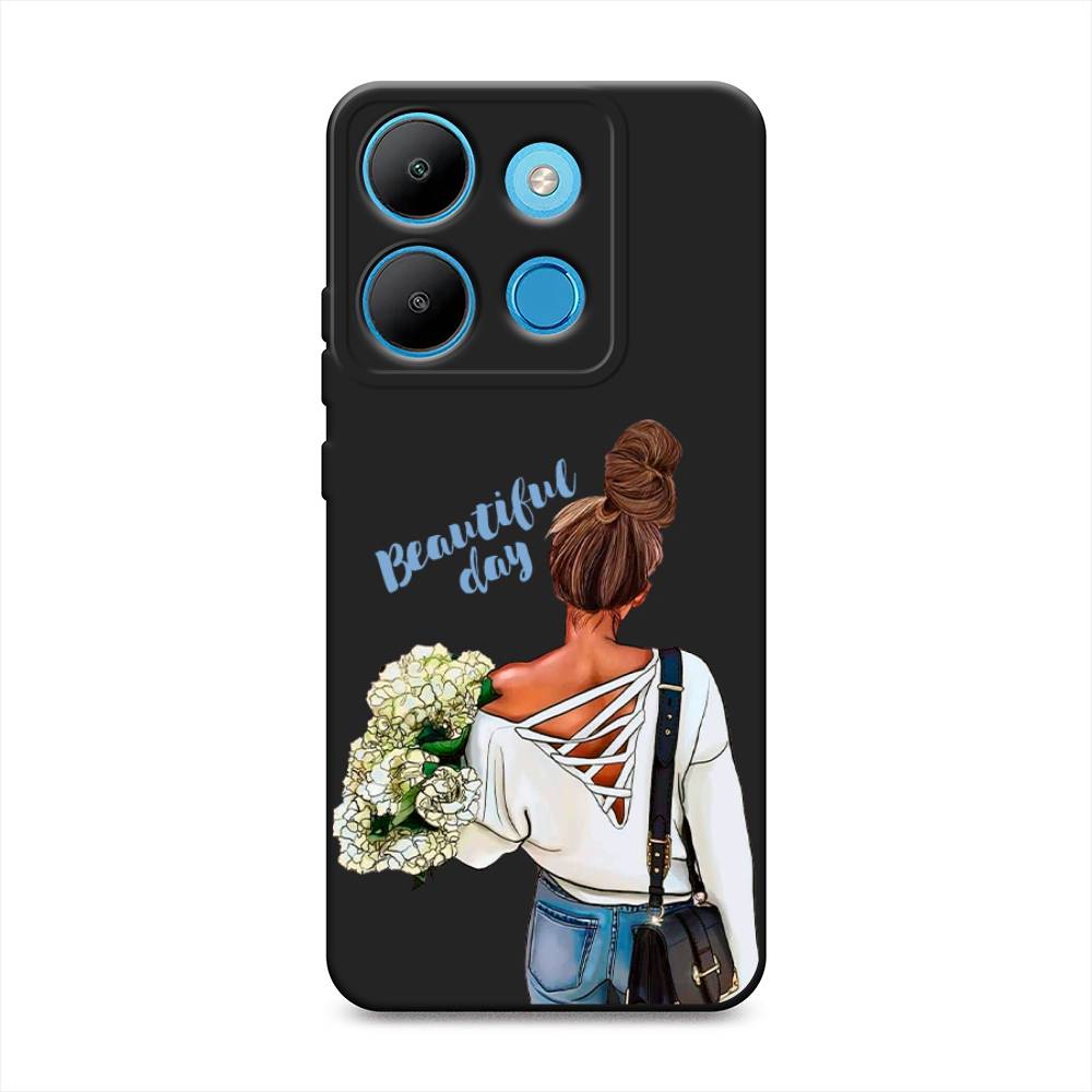 

Чехол Awog на Infinix Smart 7 Plus "Beautiful day vector", Коричневый;белый;зеленый, 3103952-1