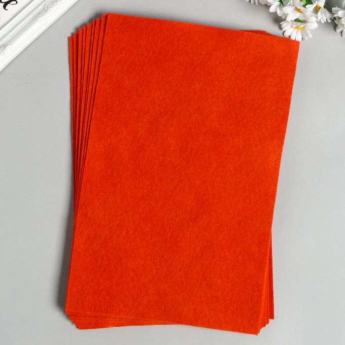 

Фетр мягкий 1 мм 20х30 см цв.639 кирпичный (10 шт), Коричневый