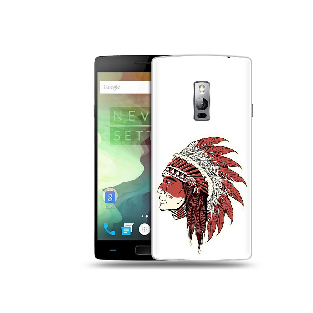 

Чехол MyPads Tocco для OnePlus 2 красный индеец, Прозрачный, Tocco