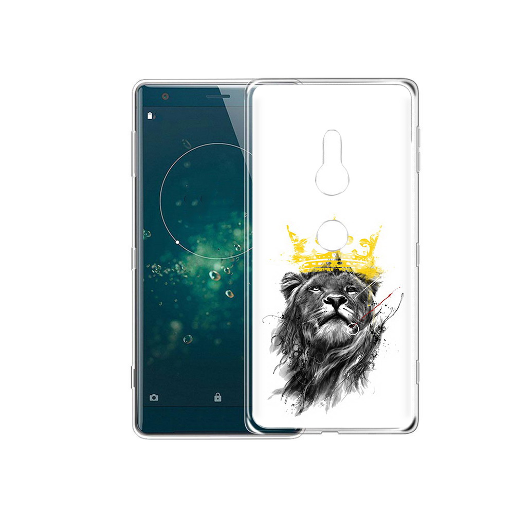 

Чехол MyPads Tocco для Sony Xperia XZ2 король-лев, Прозрачный, Tocco
