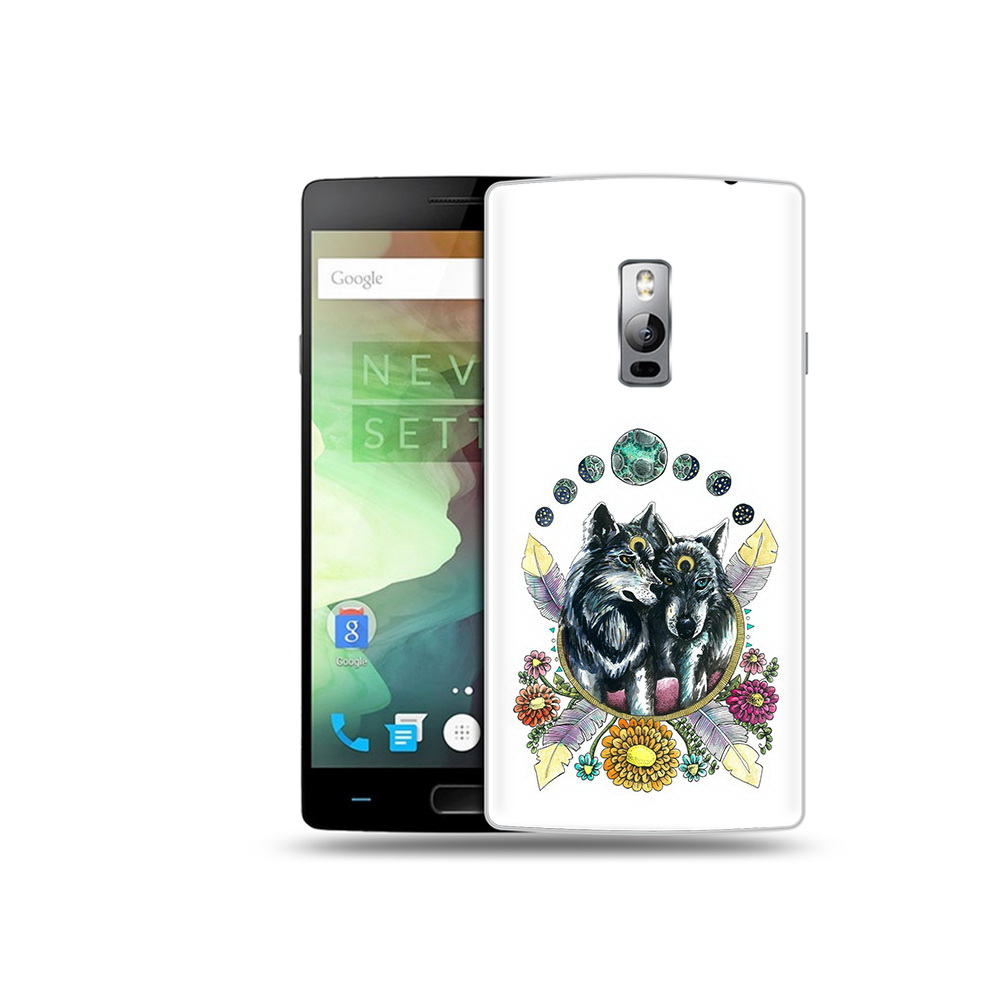 

Чехол MyPads Tocco для OnePlus 2 красивые волки абстракция, Прозрачный, Tocco