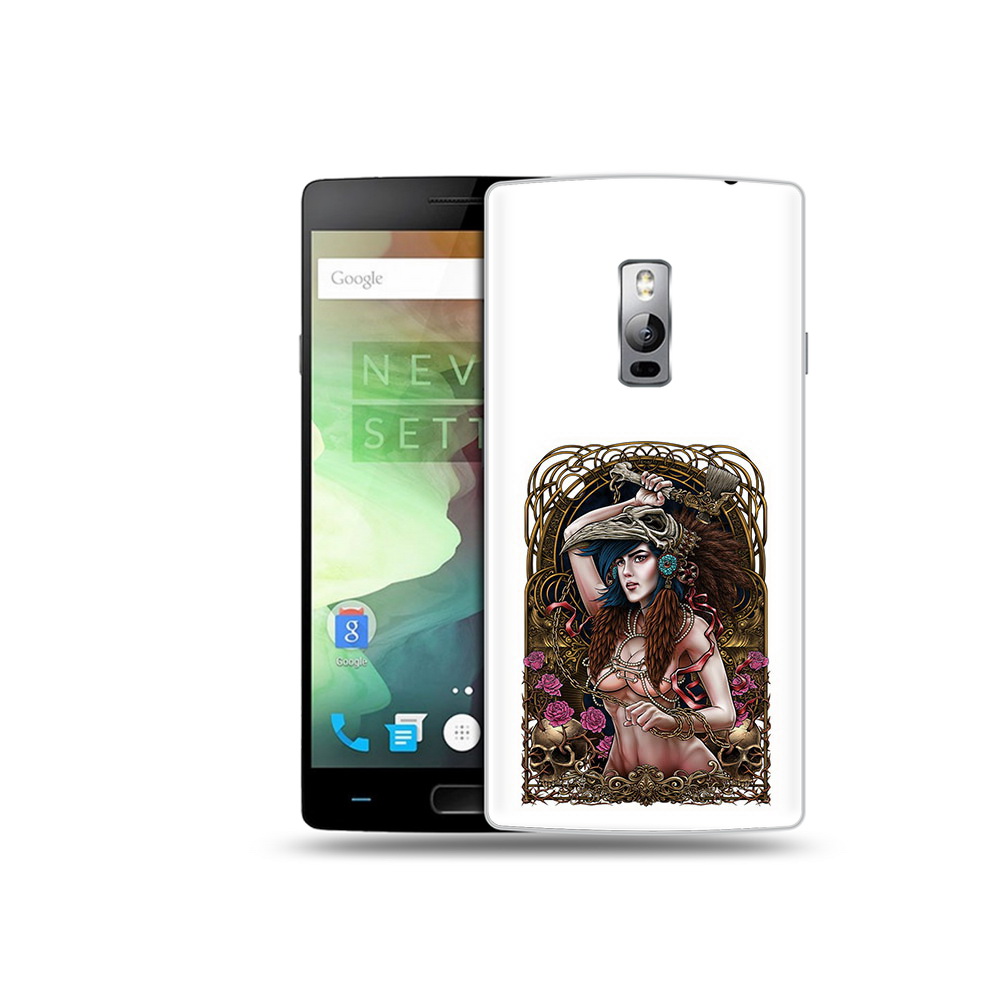 

Чехол MyPads Tocco для OnePlus 2 красивая девушка рисунок, Прозрачный, Tocco