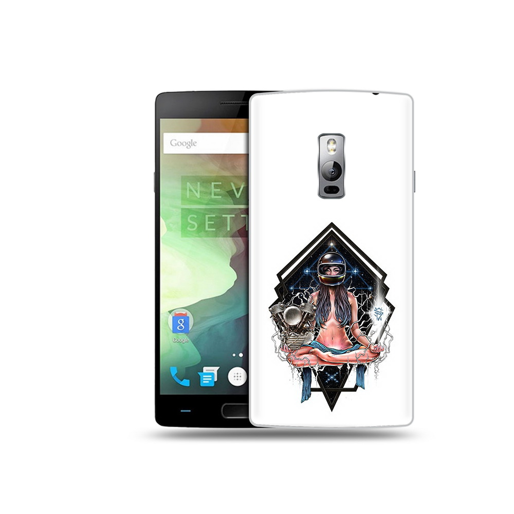 

Чехол MyPads Tocco для OnePlus 2 красивая девушка в шлеме, Прозрачный, Tocco