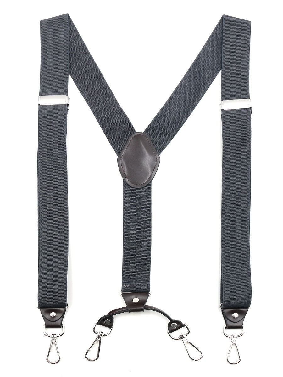 Подтяжки унисекс GENTLETEAM Suspenders-1 серые