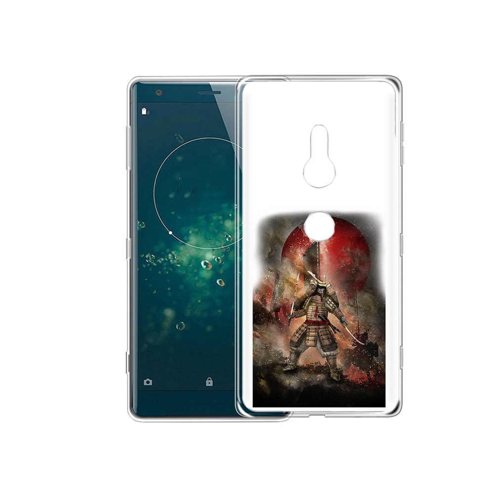 

Чехол MyPads Tocco для Sony Xperia XZ2 китайскийвоин, Прозрачный, Tocco