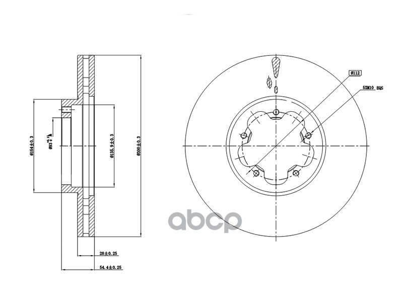 

Диск Тормозной Перед Ford Transit 06- Sat арт. ST1546747