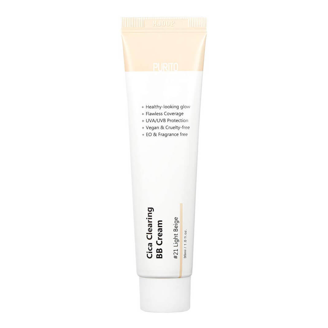 

Успокаивающий BB крем с центеллой PURITO Cica Clearing №21 Light Beige