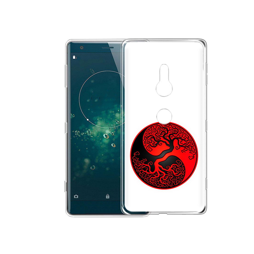 

Чехол MyPads Tocco для Sony Xperia XZ2 инь янь дерево, Прозрачный, Tocco