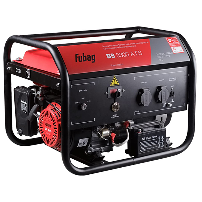 

Генератор бензиновый Fubag BS 3300 A ES 3 кВт