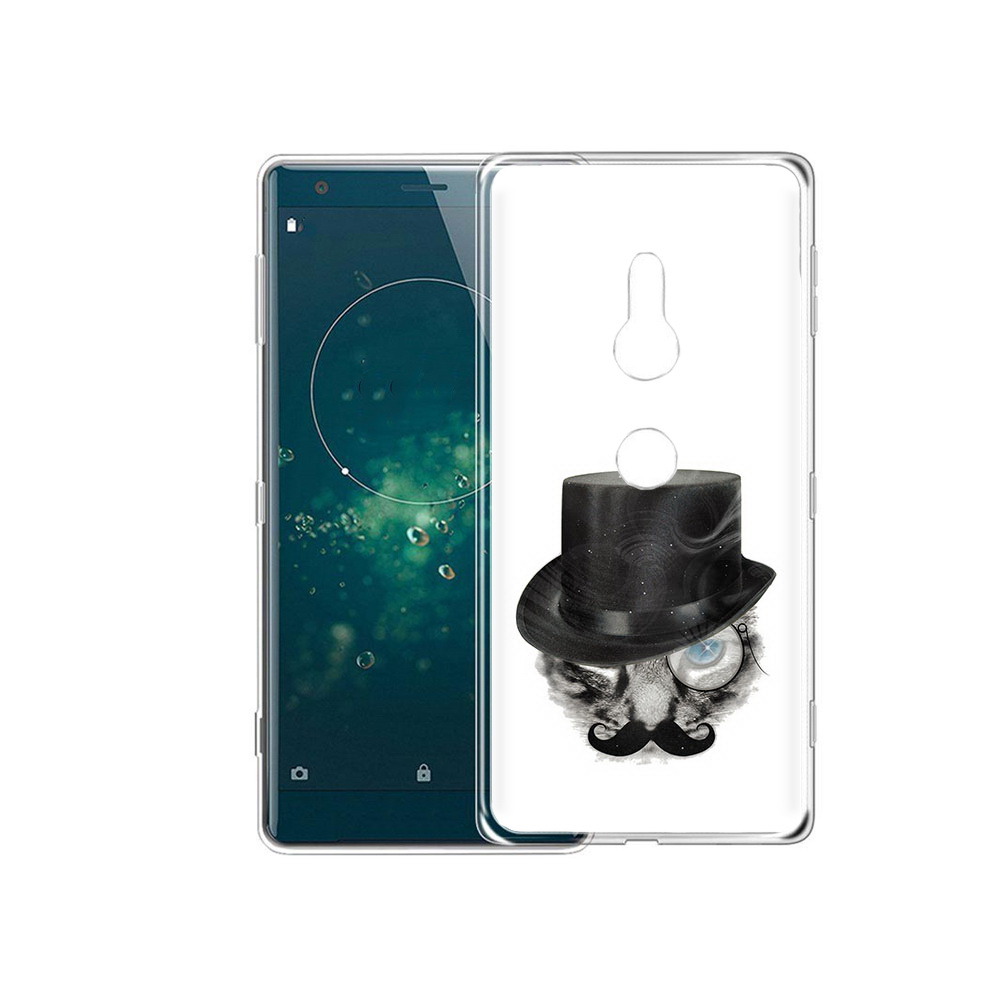 

Чехол MyPads Tocco для Sony Xperia XZ2 интелегентный кот, Прозрачный, Tocco
