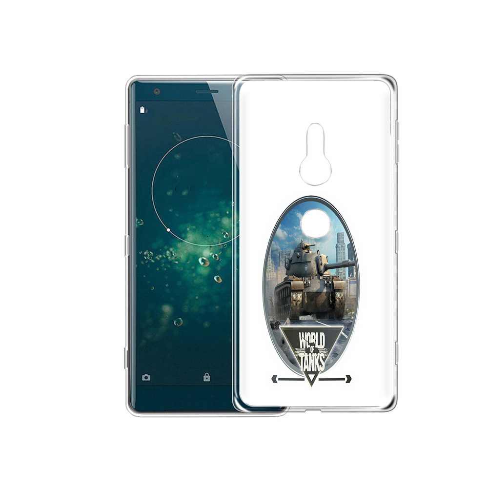 

Чехол MyPads Tocco для Sony Xperia XZ2 игра с танками, Прозрачный, Tocco